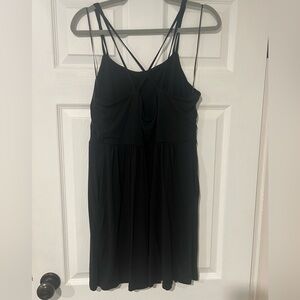 Black cotton dress